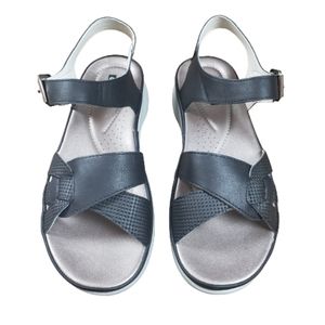 Good Choice-Marilyn Adjustable Strap Open Toe Wedge Sandals